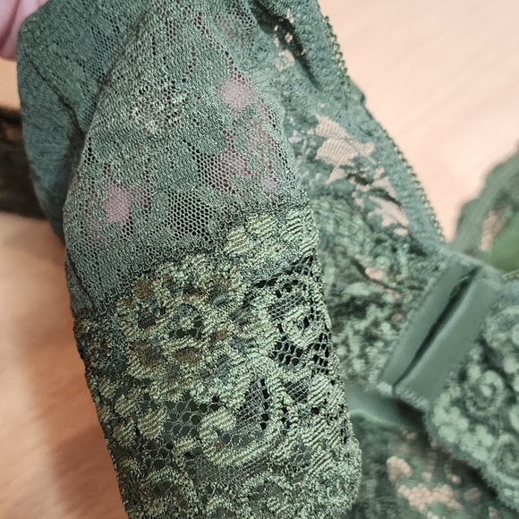 NWT Soma Green Bralette Lace Plunge Size XXL - Picture 11 of 16